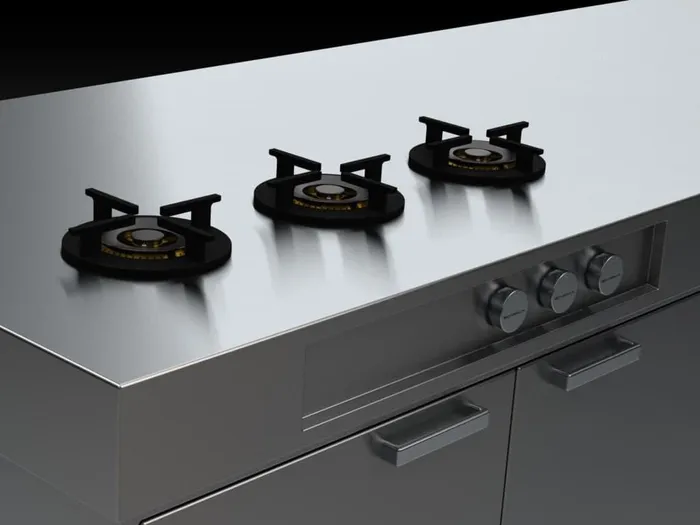 Progetto cucina inox - lavello e rubinetto