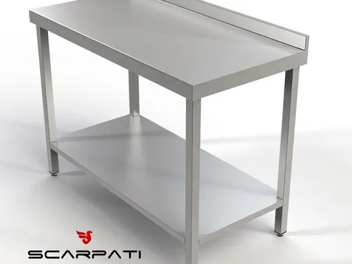 Tavolo da lavoro in acciaio inox AISI 304